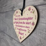 Nan Gifts From Granddaughter Wood Heart Gifts For Mothers Day