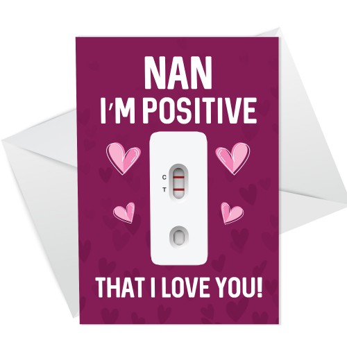 Funny Nan Card For Mothers Day Birthday Joke Humour Card