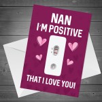 Funny Nan Card For Mothers Day Birthday Joke Humour Card