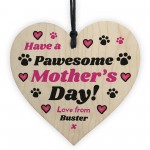 Personalised Mothers Day Gift From Dog Pawesome Mum Funny