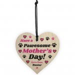 Personalised Mothers Day Gift From Dog Pawesome Mum Funny