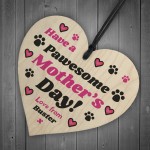 Personalised Mothers Day Gift From Dog Pawesome Mum Funny