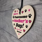 Personalised Mothers Day Gift From Dog Pawesome Mum Funny