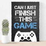 Gaming Sign Xbox Playstation Inspired Boys Bedroom Man Cave