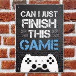 Gaming Sign Xbox Playstation Inspired Boys Bedroom Man Cave