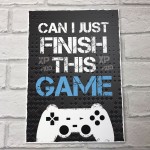 Gaming Sign Xbox Playstation Inspired Boys Bedroom Man Cave