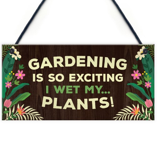 Gardening Gifts Funny Garden Sign Gift For Her Garden Shed