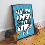 Funny Gaming Prints / Boys Bedroom Sign / Man Cave Sign