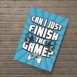 Funny Gaming Print / Boys Bedroom Sign / Man Cave Sign