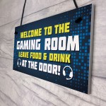 Gaming Sign Funny Gamer Gift Boys Bedroom Man Cave Sign Brother 