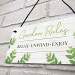 Garden Sign Plaque Hanging Outdoor Sign For Summerhouse Shed