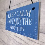 Funny Hot Tub Sign Hanging Garden Shed Summerhouse Decking Sign