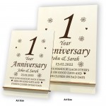 Personalised 1st Anniversary Wedding Gifts For Him Her Couple