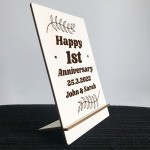 Personalised Gifts For Him Her Couple 1st Anniversary Wedding