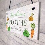 Funny Allotment Sign Personalised Plot Sign Garden Summerhouse