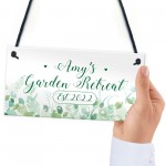 Personalised Garden Signs And Plaques GARDEN RETREAT Summerhouse