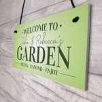 Garden Signs And Plaques RELAX UNWIND ENJOY Summerhouse Decking