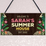 Summerhouse Sign Garden Plaques And Signs Personalised Shed Sign