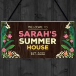 Summerhouse Sign Garden Plaques And Signs Personalised Shed Sign