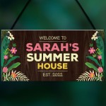 Summerhouse Sign Garden Plaques And Signs Personalised Shed Sign