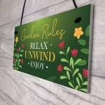 Garden Sign Outdoor Plaque Summerhouse Decking Shed Sign