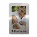 I Love You Dad Gift Personalised Photo Wallet Card Gift