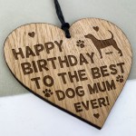 Funny Birthday Gift For Mum From Dog Engraved Heart Pet Gift