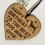 Funny Birthday Gift For Mum From Dog Engraved Heart Pet Gift