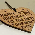 Funny Birthday Gift For Mum From Dog Engraved Heart Pet Gift