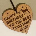 Funny Birthday Gift For Mum From Dog Engraved Heart Pet Gift