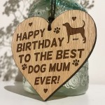 Funny Birthday Gift For Mum From Dog Engraved Heart Pet Gift