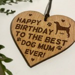 Funny Birthday Gift For Mum From Dog Engraved Heart Pet Gift