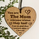 Mum Gift Engraved Heart Mothers Day Birthday Gift For Her Gift