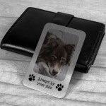 Pet Memorial Gift For Dog Cat Personalised Wallet Card Gift