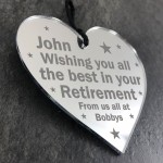 Retirement Gift For Him Her Colleague Gift Good Luck Keepsake