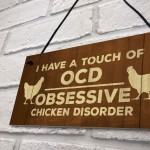 Funny Chicken Signs And Plaques Hanging Door Shed Sign