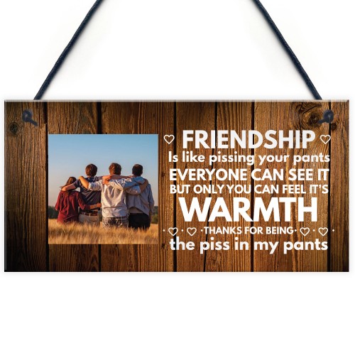 Friendship Gifts For Best Friend Personalised Photo Plaque Funny