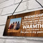 Friendship Gifts For Best Friend Personalised Photo Plaque Funny