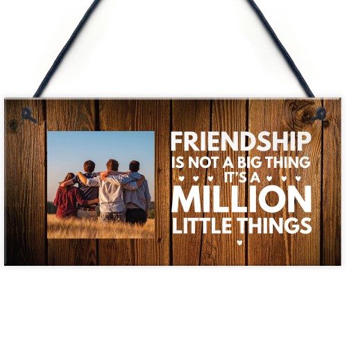 Friendship Gifts For Best Friend Personalised Photo Plaque