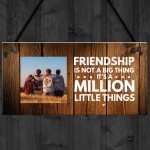 Friendship Gifts For Best Friend Personalised Photo Plaque