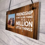 Friendship Gifts For Best Friend Personalised Photo Plaque