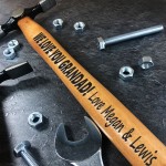 Grandad Gifts From Grandchildren Engraved Hammer Personalised