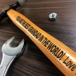 Personalised Engraved Hammer Gift For Grandad Fathers Day