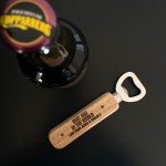 Personalisd Wooden Bottle Opener Dad Daddy Gift For Him Engraved