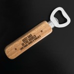 Personalisd Wooden Bottle Opener Dad Daddy Gift For Him Engraved