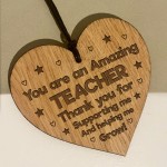 Teacher Gifts Engraved Heart End Of Year Best Teacher Gifts