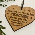 Teacher Gifts Engraved Heart End Of Year Best Teacher Gifts