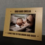 Personalised Photo Frame Unique Fathers Day Gift, Birthday Gift