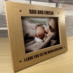 Personalised Photo Frame Unique Fathers Day Gift, Birthday Gift