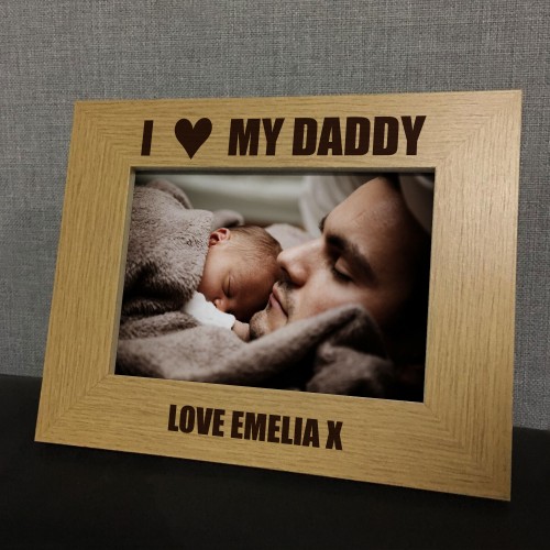 Personalised Photo Frame Unique Fathers Day Gift Birthday Gift